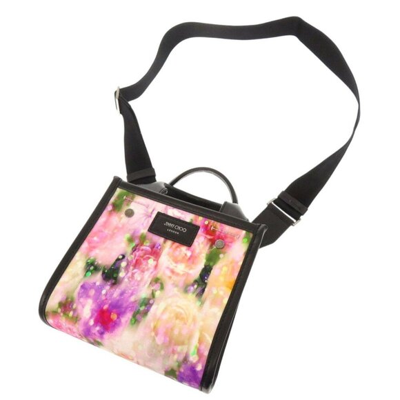 JIMMY CHOO Pink Leather Shoulder Bag - Picture 8 of 11